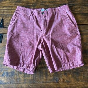 Men's Red Casual, Goodfellow & Co.‎ Linden Shorts Size 32, 100% cotton.